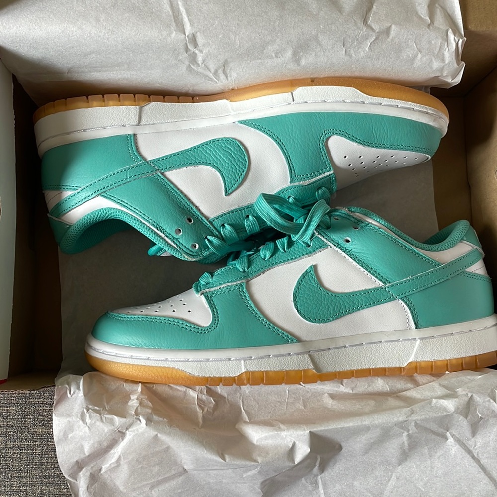 Nike dunk lows teal zeal